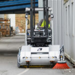 Forklift sweeper
