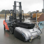 Forklift sweeper