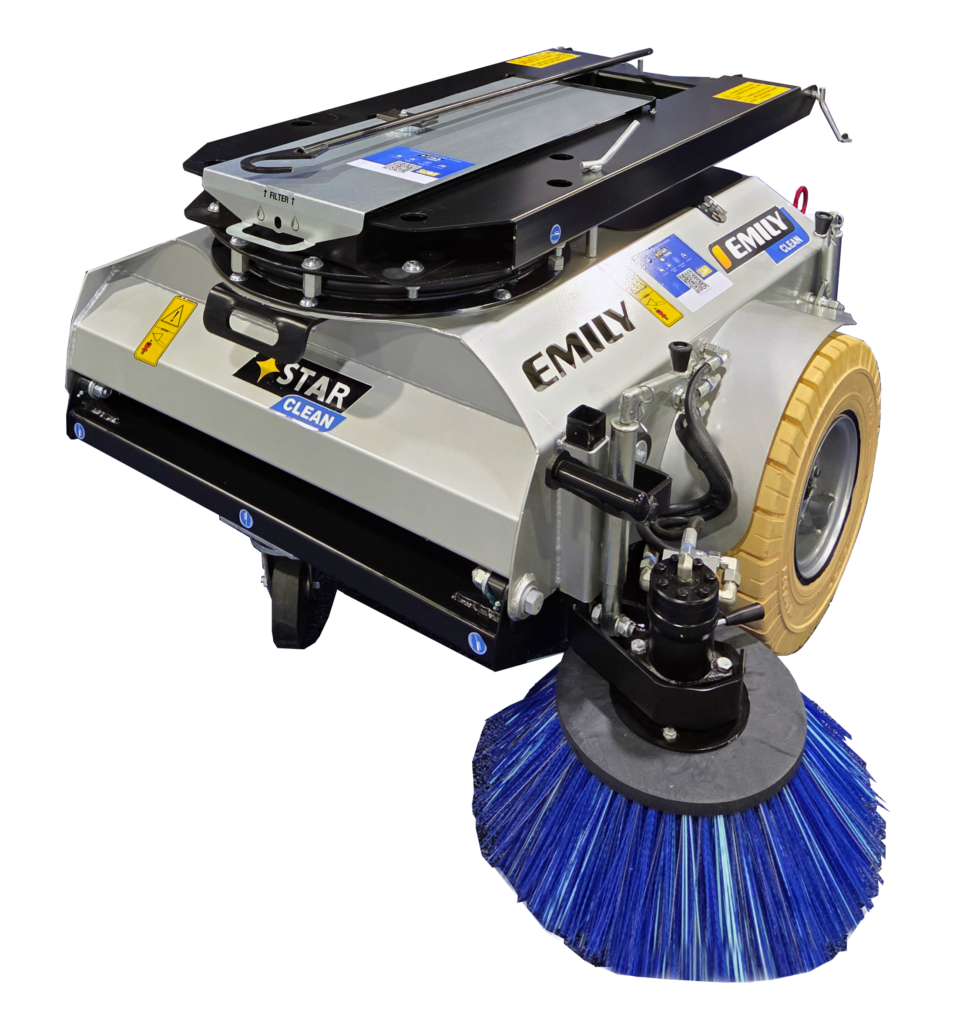 sweeper is self-cleaning